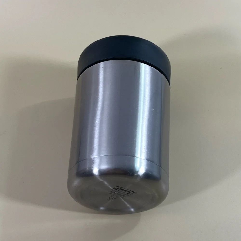 Ikea Stainless Steel Vacuum Food Container 17 Oz